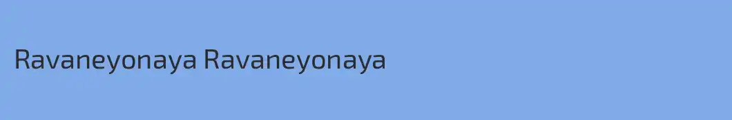 Ravaneyonaya Ravaneyonaya